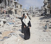 MIDEAST-GAZA CITY-SHUJAIYA NEIGHBORHOOD-DAMAGE