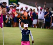 세계랭킹 21위 후루에 에비앙 정복..생애 첫 메이저 퀸 등극