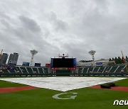 프로야구 창원 NC-키움, 부산 KT-롯데전 우천 취소(종합)