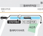 사고 위험 ‘동래역 건너편’ 버스전용차로 단속, 11년 만에 종료