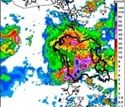 '호우경보' 청양·보령에 시간당 50㎜ 넘는 폭우