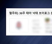 '36주 태아 낙태 영상' 수사 착수...서울경찰청 형사기동대 배당