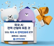 신한자산운용, 美 AI ETF 3번째 시리즈…`전력인프라` 신규 상장