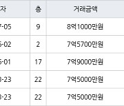 하남 망월동 미사강변 루나리움 59㎡ 8억1000만원에 거래