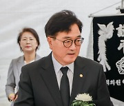 [포토] 故 채상병 추모 분향소 찾은 우원식 국회의장