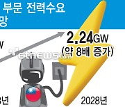 대만, 전력 수요 연 2.8% 증가…AI 수요 급증에 전력난 우려 높아져