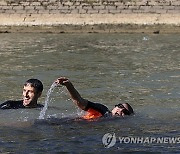 Paris Olympics Mayor Swim