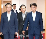 [포토]심상찮은 부동산 때문에 한자리에 모인 최상목-김주현-박상우