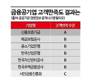 금융공기업 고객만족도 결과…신보 ‘A’·서금원 ‘C’