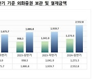 엔비디아 열풍에 상반기 외화증권 보관액 사상 최대...175조원 돌파