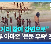 [영상] “먹거리 찾아 강변으로” 페루 아마존 ‘은둔 부족’ 포착