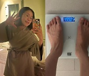 박슬기, 둘째 출산 후 49㎏인데 다이어트 결심 “체지방 빠이하자”