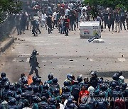 방글라, '공직할당' 반대시위 격화로 10명 사망