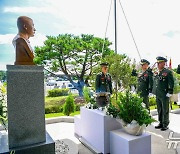 '실종자 수색 중 순직' 채해병 1주기 추모식