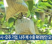 나주시-호주 기업, 나주 배 수출 확대방안 모색