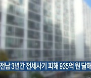 광주·전남 3년간 전세사기 피해 935억 원 달해