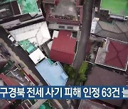 대구·경북 전세 사기 피해 인정 63건 늘어