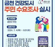 금천구, 건강도시 주민 수요조사 실시