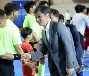 춘천서 풋살 'FK CUP' 개막...정몽규 축구협회장 인사말