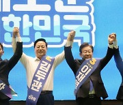 '어대명 입증' 이재명···첫 순회경선 제주·인천서 '압승'(종합2보)