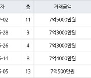 성남 금곡동 금곡청솔마을주공9단지 42㎡ 7억5000만원에 거래