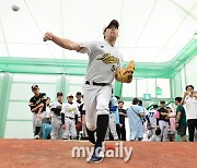 [MD포토] 조승훈 '116km 마이데일리배 전국유소년야구대회 스피드킹'