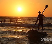 MIDEAST-GAZA-DEIR AL-BALAH-SEASIDE