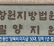 15년 동안 ‘양육비 미지급’ 50대, 징역 1년·법정구속