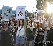 TURKEY PROTEST ANIMALS