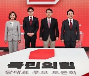 與 전대 낮은 투표율…"결선 간다" vs "한동훈 과반 승리"