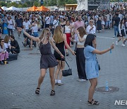 '아틀라스 페스티벌' 즐기는 우크라이나 관객들