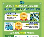 경기도, 환경 공익제보 26건에 1670만 원 포상