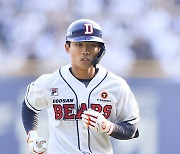 '외야수 이유찬 결승포' 두산, 6-3으로 키움에 승리