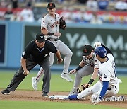 Giants Dodgers Baseball