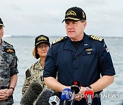 AUSTRALIA US BRITAIN NAVY CHIEFS VISIT