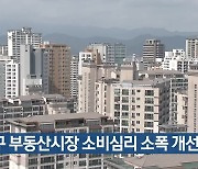 대구 부동산시장 소비심리 소폭 개선