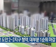 대전 도안 2-2지구 청약, 대부분 1순위 마감