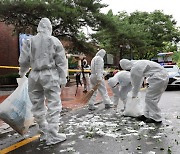 쓰레기풍선에… 대통령실 뚫렸다