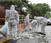 [속보] 대통령실 청사 내 '北 쓰레기 풍선' 낙하···"조치 중"