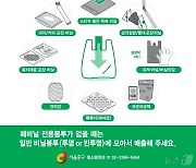 "명동·힙당동, 폐비닐 재활용 하세요"…상가 밀집지역 관리 강화