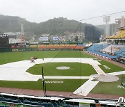 '장마 여파' 프로야구 대전 삼성-한화전 우천 취소