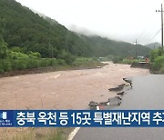 충북 옥천 등 15곳 특별재난지역 추가 지정