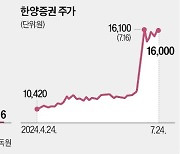 [단독] 한양證 인수전 속도…KCGI·케이엘앤 '참전'