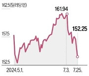 '엔 캐리 트레이드' 청산…추락하던 엔화값 상승세