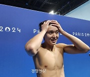 7위로 결선 오른 김우민의 여유 “결선에선 어떻게 될지 몰라”