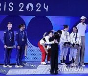 (PARIS2024)FRANCE-SAINT DENIS-DIVING-WOMEN'S SYNCHRONISED 3M SPRINGBOARD FINAL