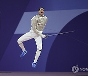 APTOPIX Paris Olympics Fencing