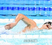 김우민이 해냈다, 400ｍ 자유형 동메달! 박태환 이후 12년 만의 메달 ‘쾌거’[SS파리in]