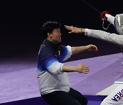 펜싱 오상욱 '그랜드 슬램'...한국 첫 금메달