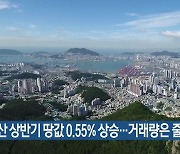 부산 상반기 땅값 0.55% 상승…거래량은 줄어